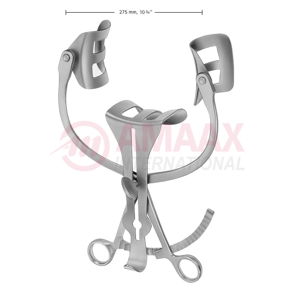 HOLZBACH Abdominal Retractor Self-Retaining, Complete Retractor, 305 mm (12"), With Ball Snap Closure 1 holzbach-abdominal-retractor-18.820.00