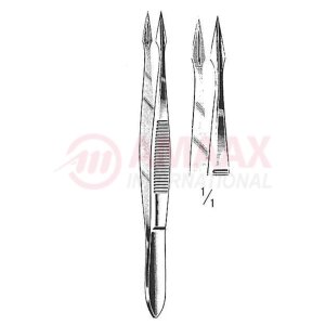 hunter splinter forceps straight