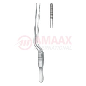 jansen ear forceps 21.5 cm bayonet shaped
