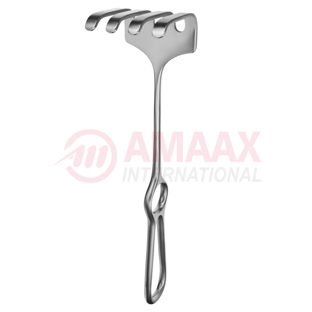 Koerte Retractor Blunt 4 Prong 46x55mm 1 koerte-retractor-blunt-4-prong