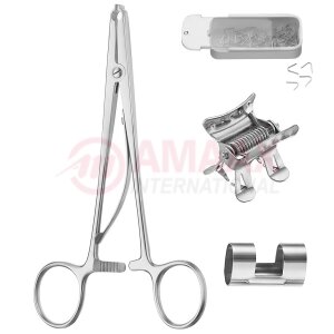 raney clips applying forceps set 15.5 cm