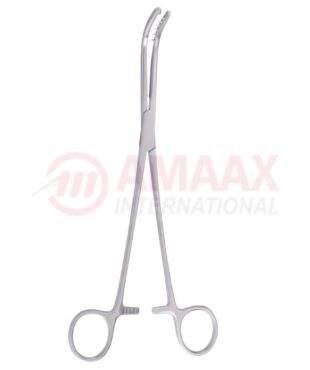 sarot bronchus clamp delicate curved 23cm