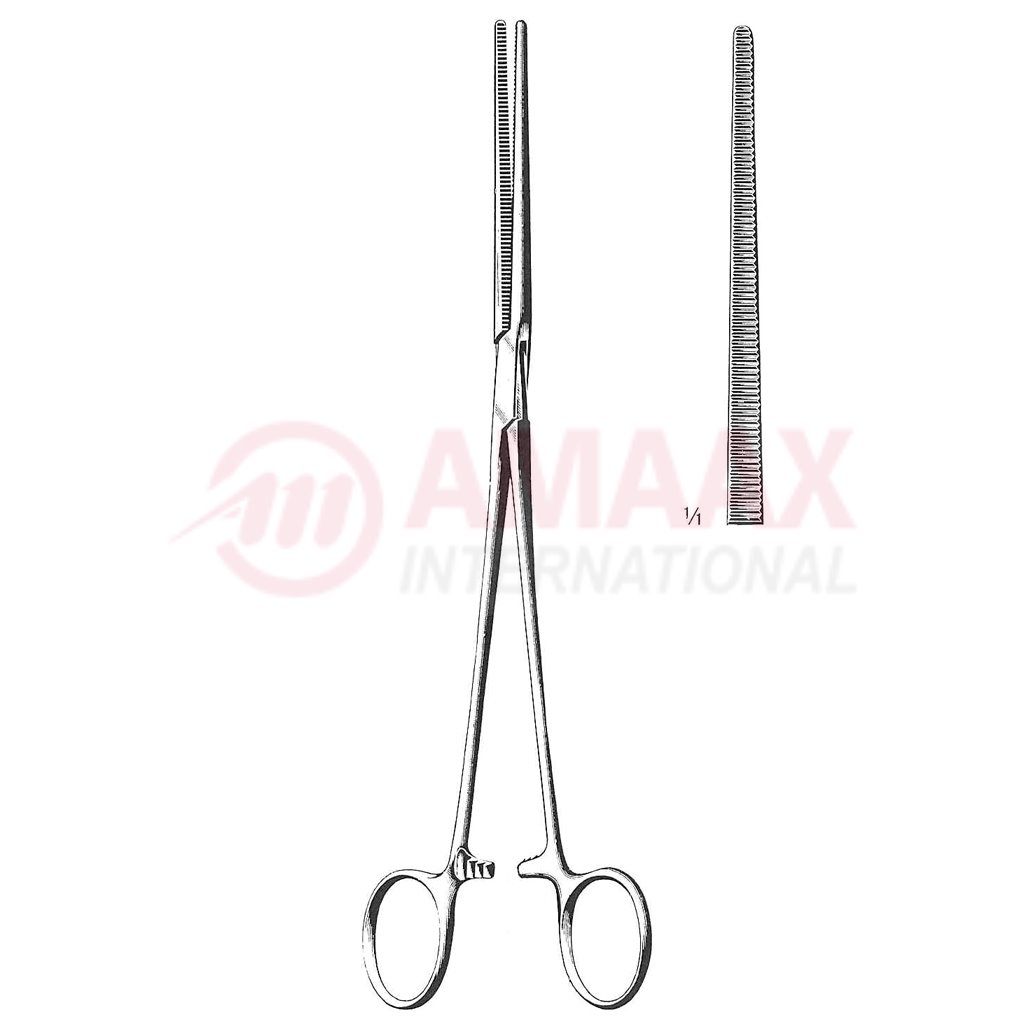 Sarot Bronchus Clamp Straight 24cm 1 sarot-hemostatic-forceps-str