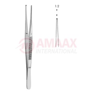 semken forceps delicate 1x2 teeth