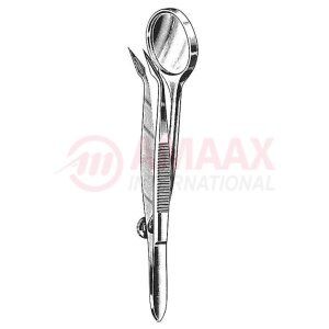 splinter forceps with magnifier