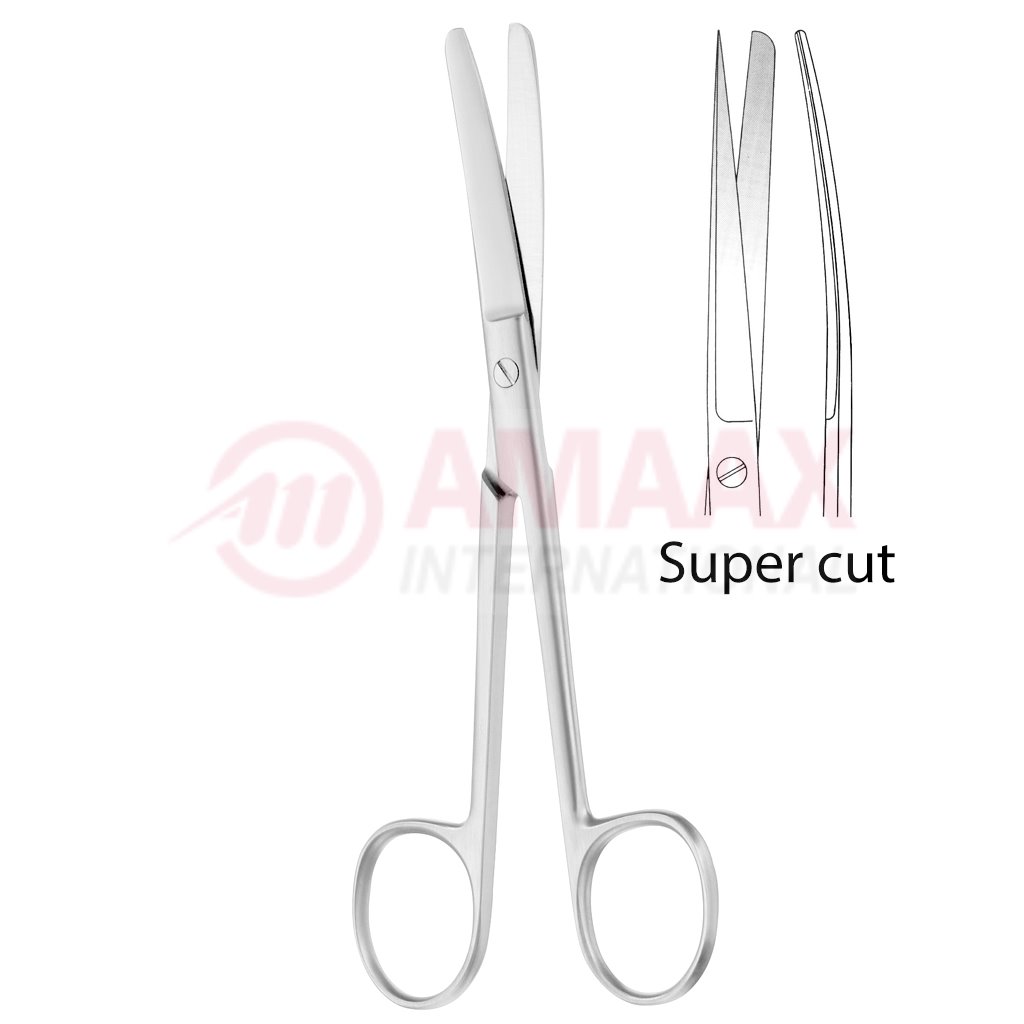 Standard Operating Scissors Delicate Fig 2 Sharp/Blunt Curved 14.5cm (5 3/4") Supercut 1 standard-operating-scissors-delicate-fig-2-sharp-blunt-curved-supercut