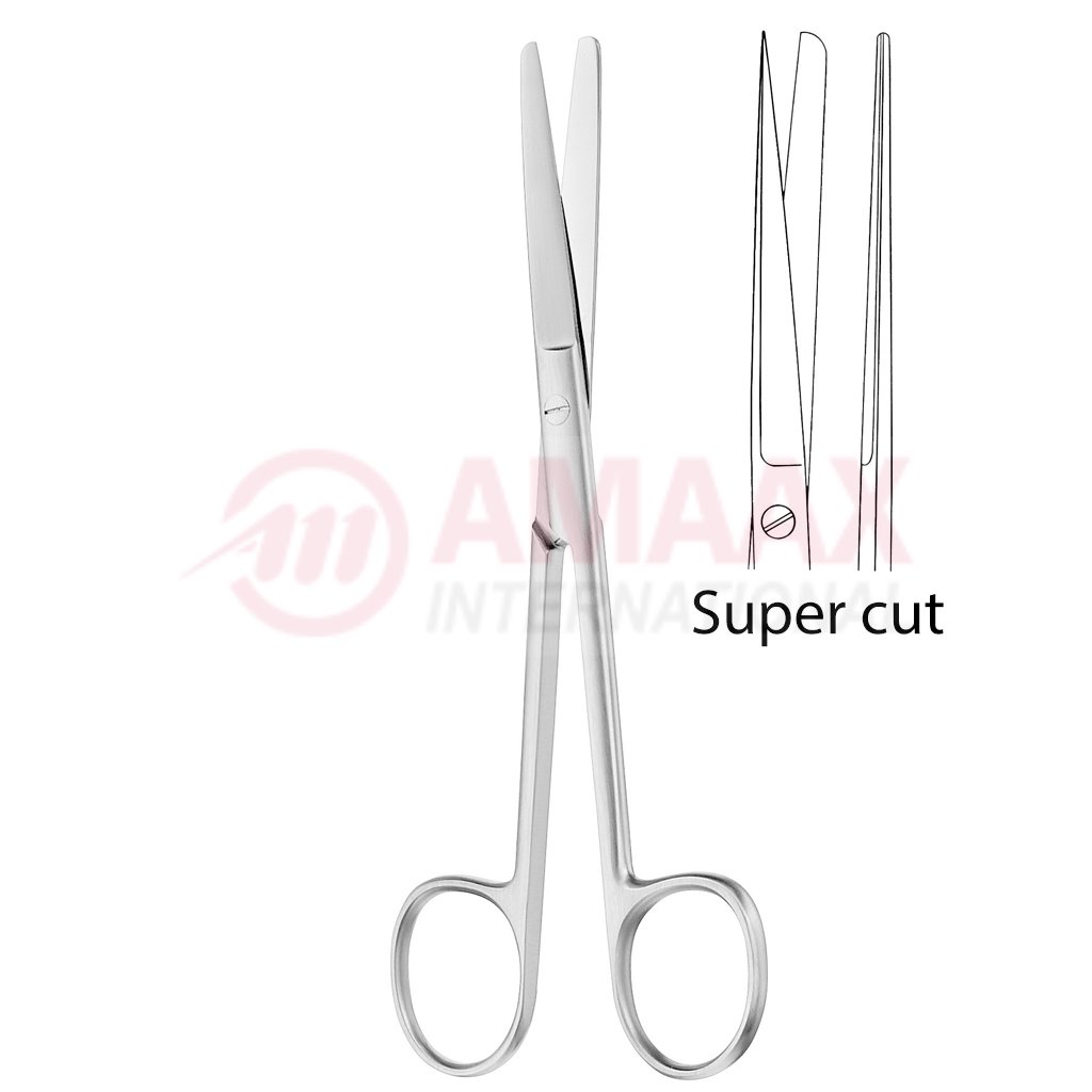 Standard Operating Scissors Delicate Fig 2 Sharp/Blunt Straight 14.5cm (5 3/4") Supercut 1 standard-operating-scissors-delicate-fig-2-sharp-blunt-straight-supercut