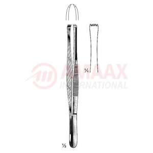 stone forceps 4x5 teeth 15cm