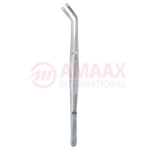 suture forceps angled 15 cm