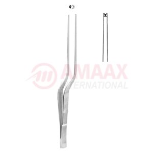 taylor forceps 1x2 teeth 17cm bayonet shape