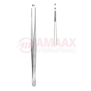 waugh forceps serrated 1x2 teeth