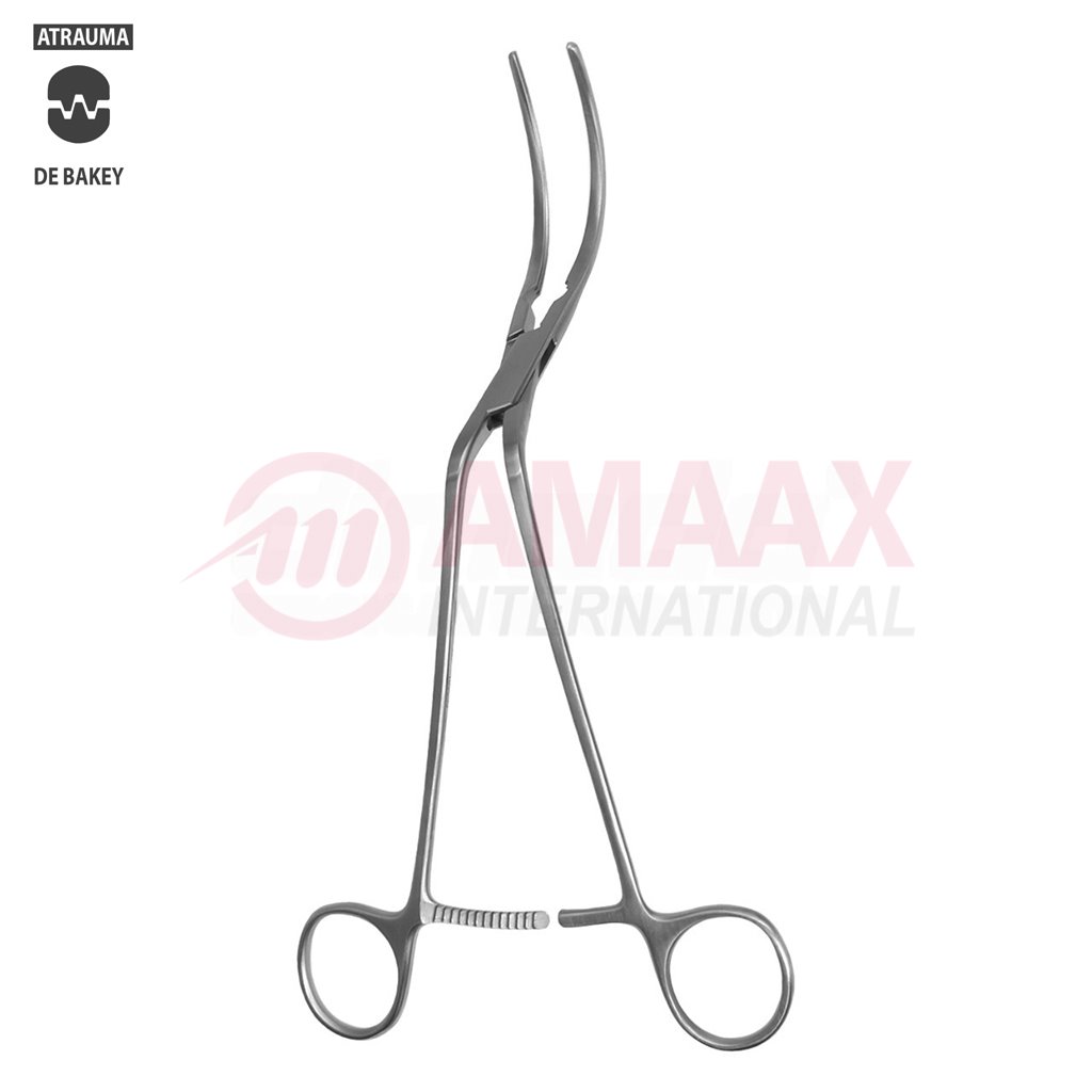 WYLIE Hypogastric and Abdominal Vascular Clamp 26cm 10 1/4" Strongly Curved Downwards Angled Shanks 1 wylie-hypogastrik-and-abdominal-vascular-clamp-24cm-13.235.26