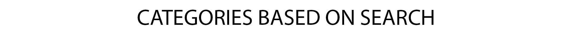 Categories-based-on-search