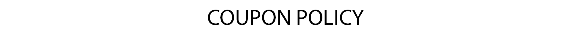 Coupon-policy