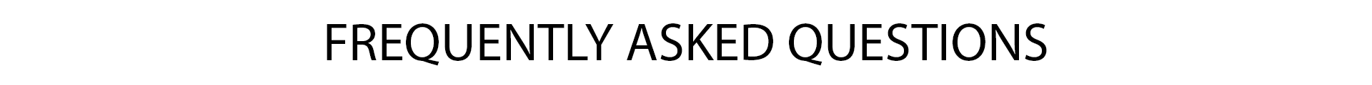 Frequently Asked Questions