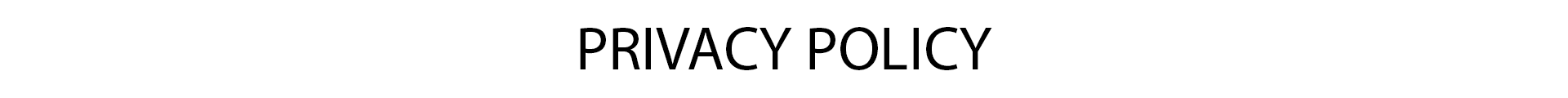Privacy Policy