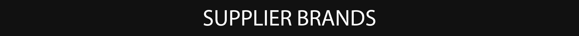 SUPPLIER BRANDS