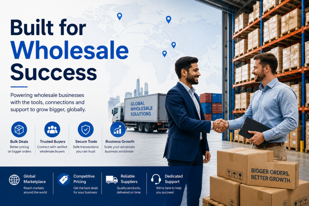 built for wholesale success