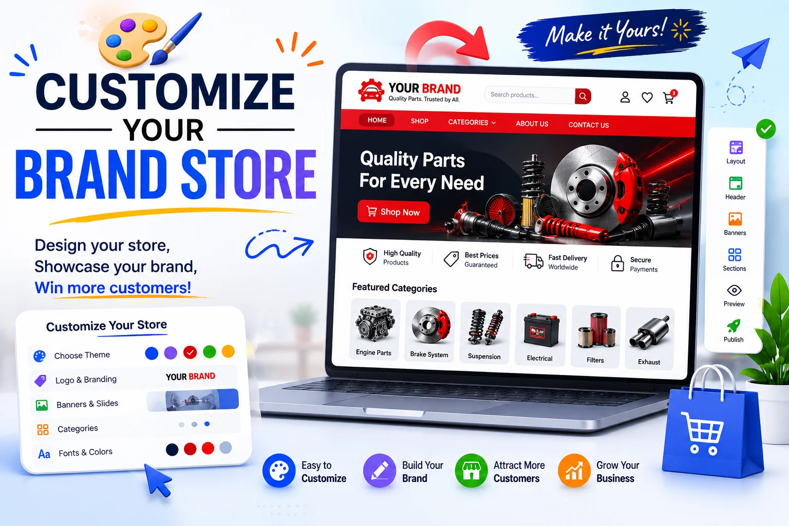 customize brand store