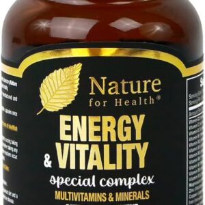 100% Natural Energy Tablets – High Quality Vitality Supplement for Fatigue Relief, Energy Boost & Daily Wellness Support