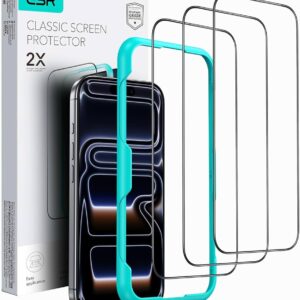 Premium Tempered Glass Screen Protector – HD Clear, Scratch Resistant with Easy Installation Tool for Smartphones