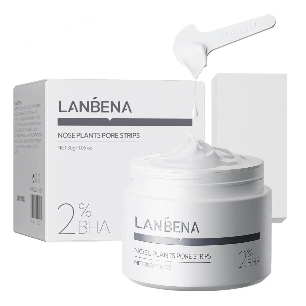 LANBENA Blackhead Remover Mask 60 Count – Peel Off Pore Cleanser Facial Mask for Blackhead Removal, Deep Cleansing & Pore Refining