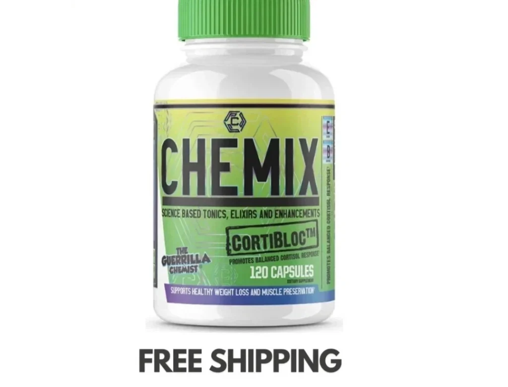 Chemix Cortibloc 120 Capsules – Daily Balance Supplement for Stress Support, Cortisol Balance & Overall Wellness