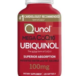 Mega CoQ10 Ubiquinol 100 Softgels – Advanced Heart Health, Cellular Energy & Antioxidant Support Supplement