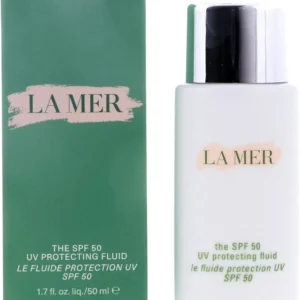 La Mer The Broad Spectrum SPF 50 UV Protecting Fluid 50ml – Lightweight Face Sunscreen with UVA/UVB Protection