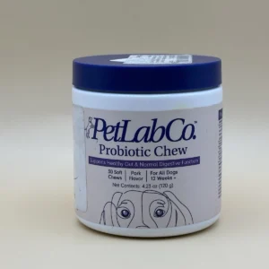 PetLab Co. Probiotic Soft Chews for Dogs – Pork Flavor 30 Count | Digestive Health & Gut Support Supplement
