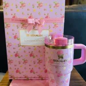 Stanley X LoveShackFancy Ibiza Sunset Quencher H2.0 FlowState 40oz Tumbler – Limited Edition Insulated Cup
