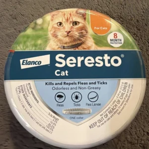 8 Month Flea & Tick Prevention Collar for Cats – Vet Recommended Long-Lasting Protection