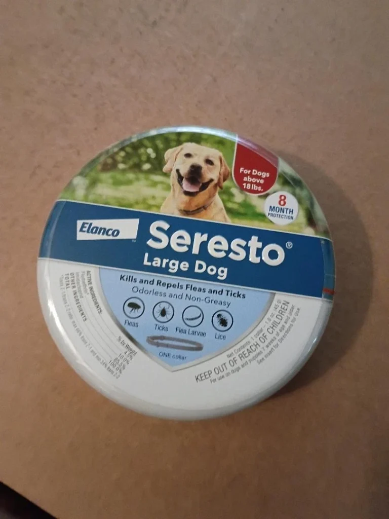 Seresto by Elanco Flea & Tick Prevention Collar for Large Dogs 18 lbs+ – 8 Month Protection
