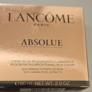 Lancôme Absolue Revitalizing & Brightening Rich Cream 2 oz – Luxury Anti-Aging Face Moisturizer