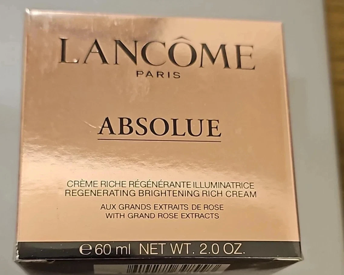 Lancôme Absolue Revitalizing & Brightening Rich Cream 2 oz – Luxury Anti-Aging Face Moisturizer