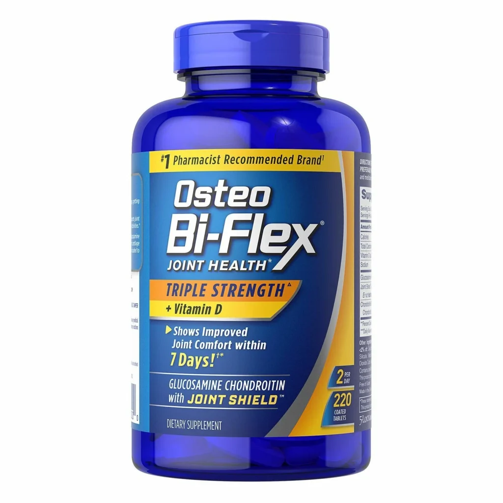 Osteo Bi-Flex Triple Strength Joint Health with Vitamin D 220 Capsules – Glucosamine Joint Support Supplement