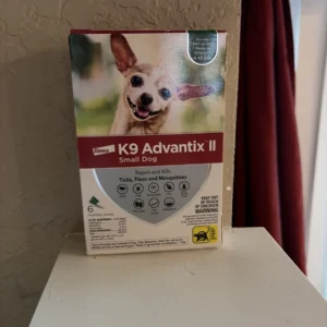K9 Advantix II Flea & Tick Treatment for Small Dogs 4-10 lbs – 6 Month Supply Pack