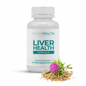 PureHealth Research Liver Health 60 Capsules – Advanced Liver Support Supplement with Artichoke Extract for Detox & Wellness
