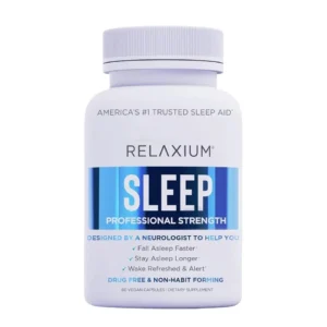 Relaxium Sleep Natural Dietary Supplement 60 Capsules – Advanced Sleep Support Formula for Restful Sleep
