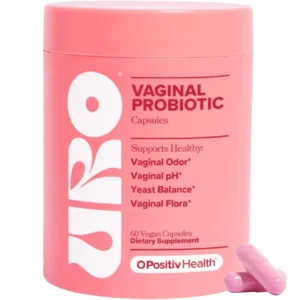 URO Vaginal Probiotics 60 Capsules – pH Balance & Women’s Intimate Health Support Formula