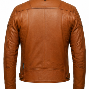 cognac jacket back