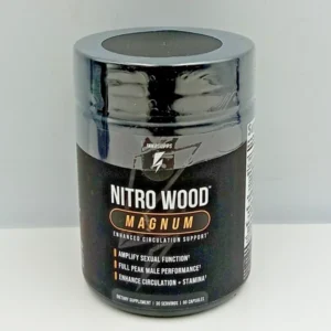 InnoSupps Nitro Wood Magnum | Advanced Nitric Oxide & Circulation Support | 60 Capsules | Performance Supplement
