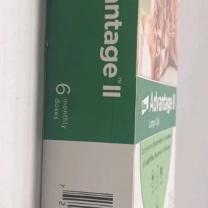 Elanco Advantage II for Large Cats Over 9 lbs | 6 Monthly Topical Treatments | Flea Prevention & Treatment | New in Box