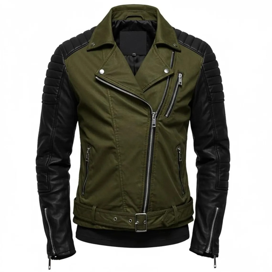 Two-Tone Biker Jacket