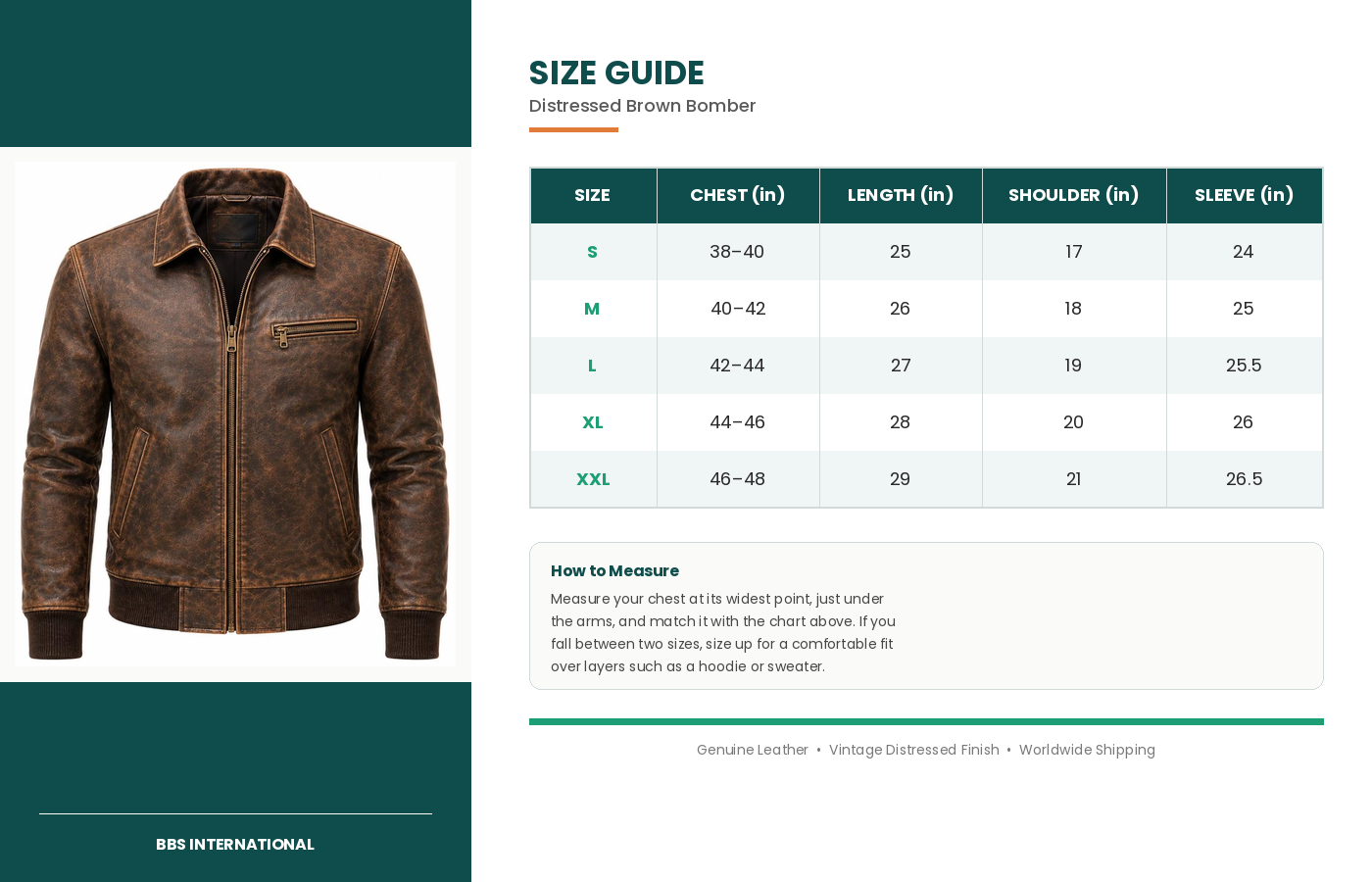 Men's Genuine Leather Bomber Jacket – Distressed Brown Vintage Style - Image 4