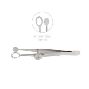 Ayer Chalazion Forceps inner dia 8 mm overall length 9 cm 2