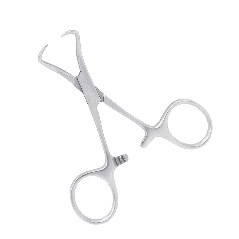 Backhaus Towel Forceps overall length 9 5 cm