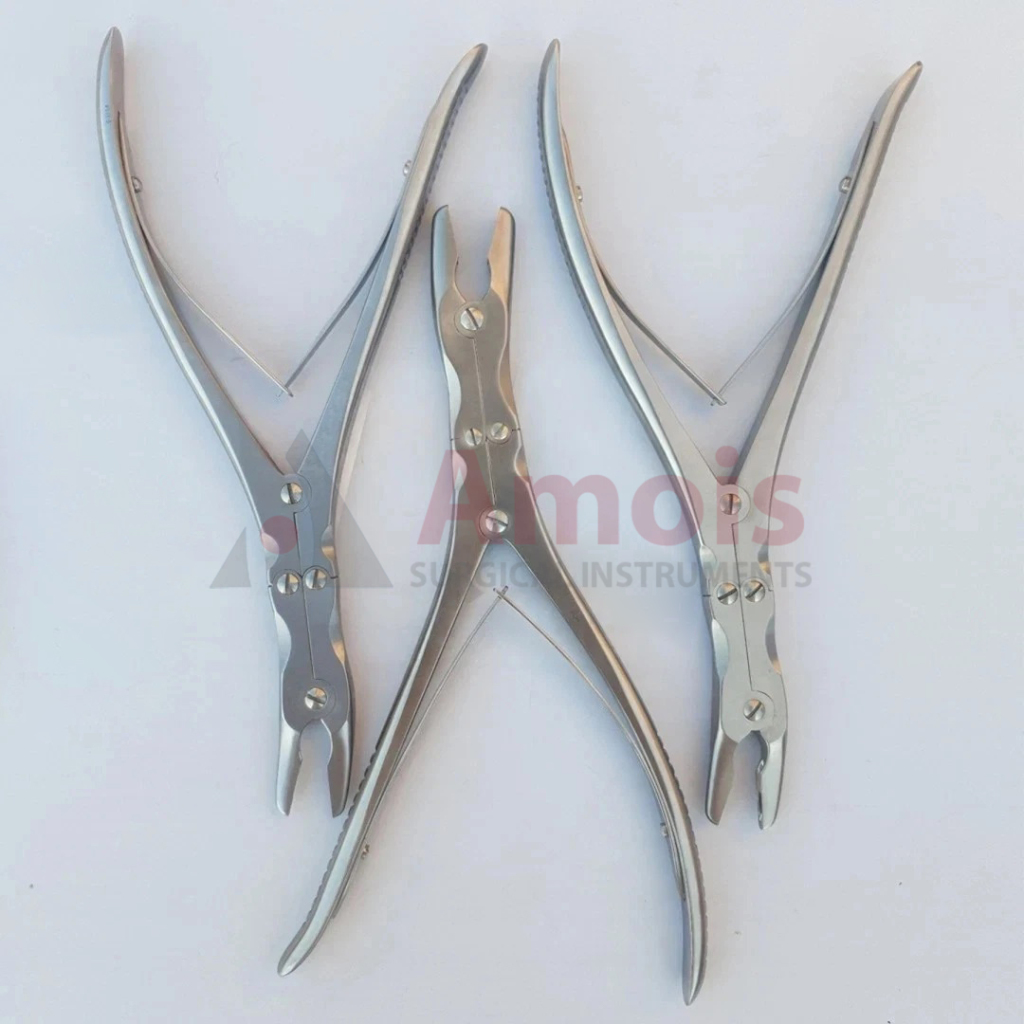 Leksell Stille Bone Rongeur Set Of 3 Pieces Surgical Instruments