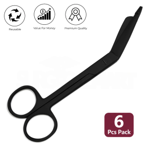 tactical black lister bandage scissors 5 5 6 pcs